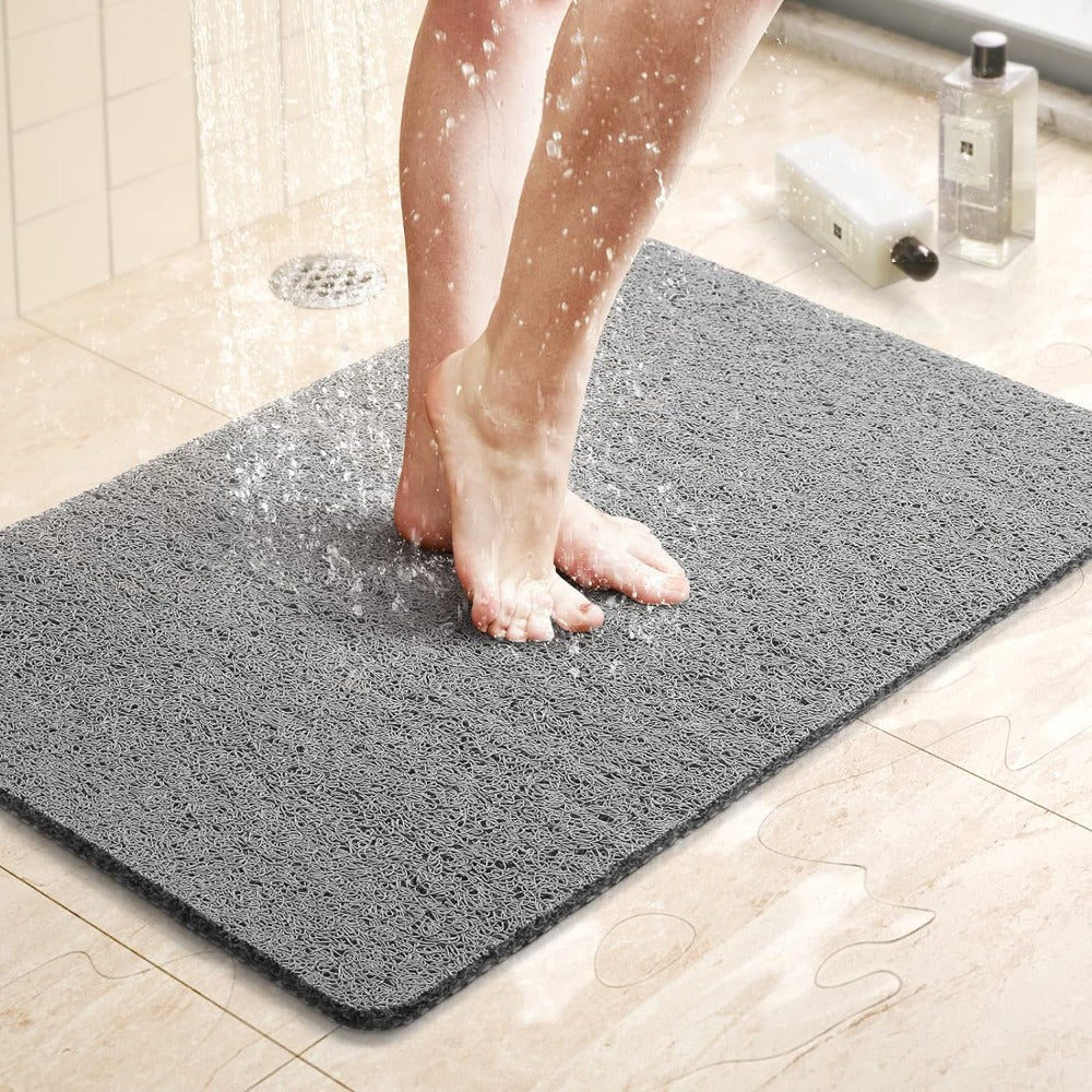Antibacterial non-slip shower mat for bathrooms