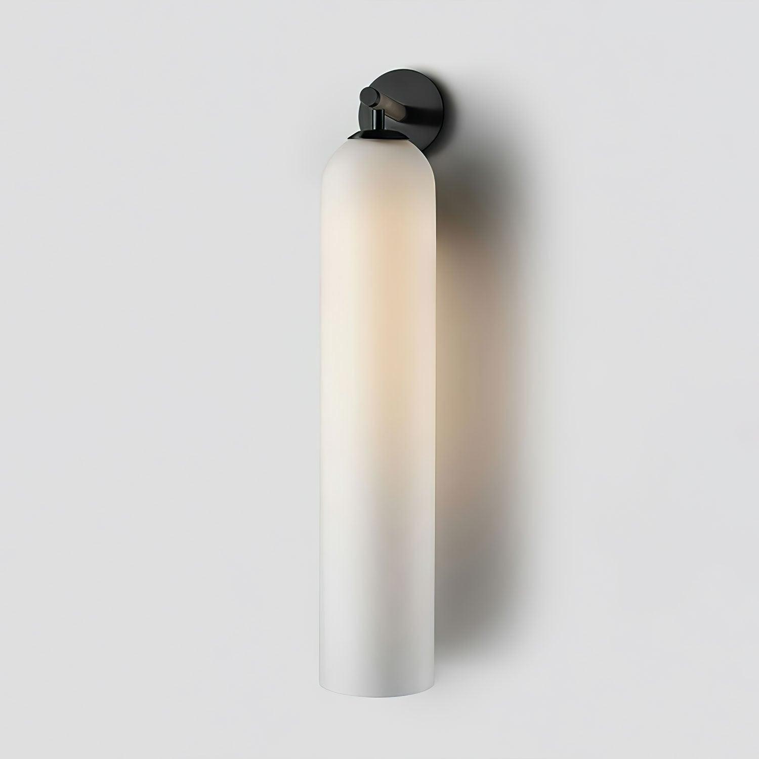 Nowoczesna lampa ścienna o szklanym stylu Smukłe oświetlenie dekoracyjne