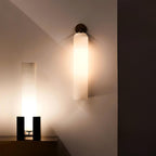 Nowoczesna lampa ścienna o szklanym stylu Smukłe oświetlenie dekoracyjne