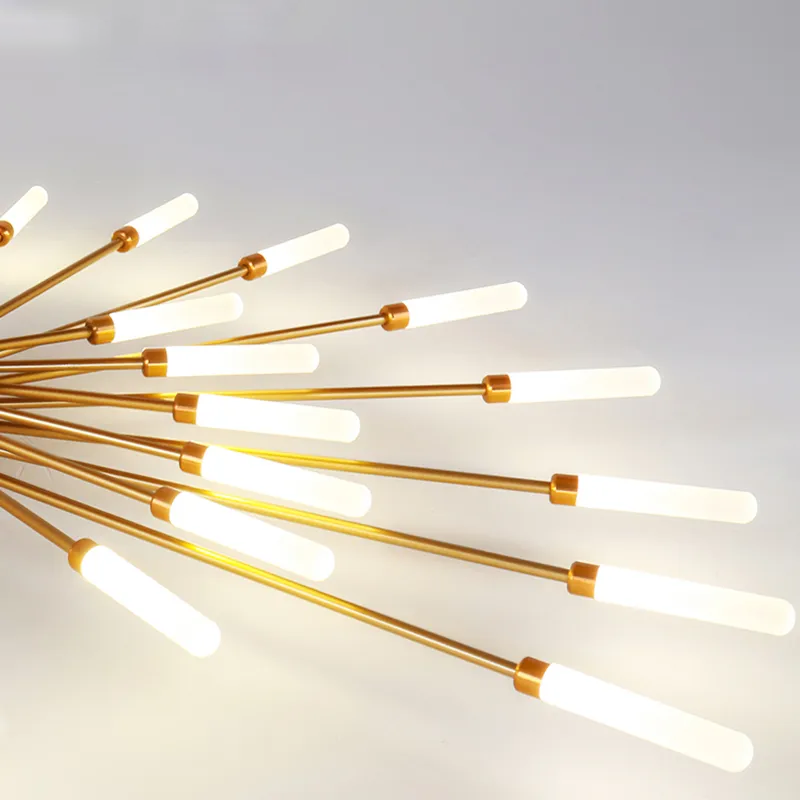 Nowoczesna lśniąca LED lampa sufitowa