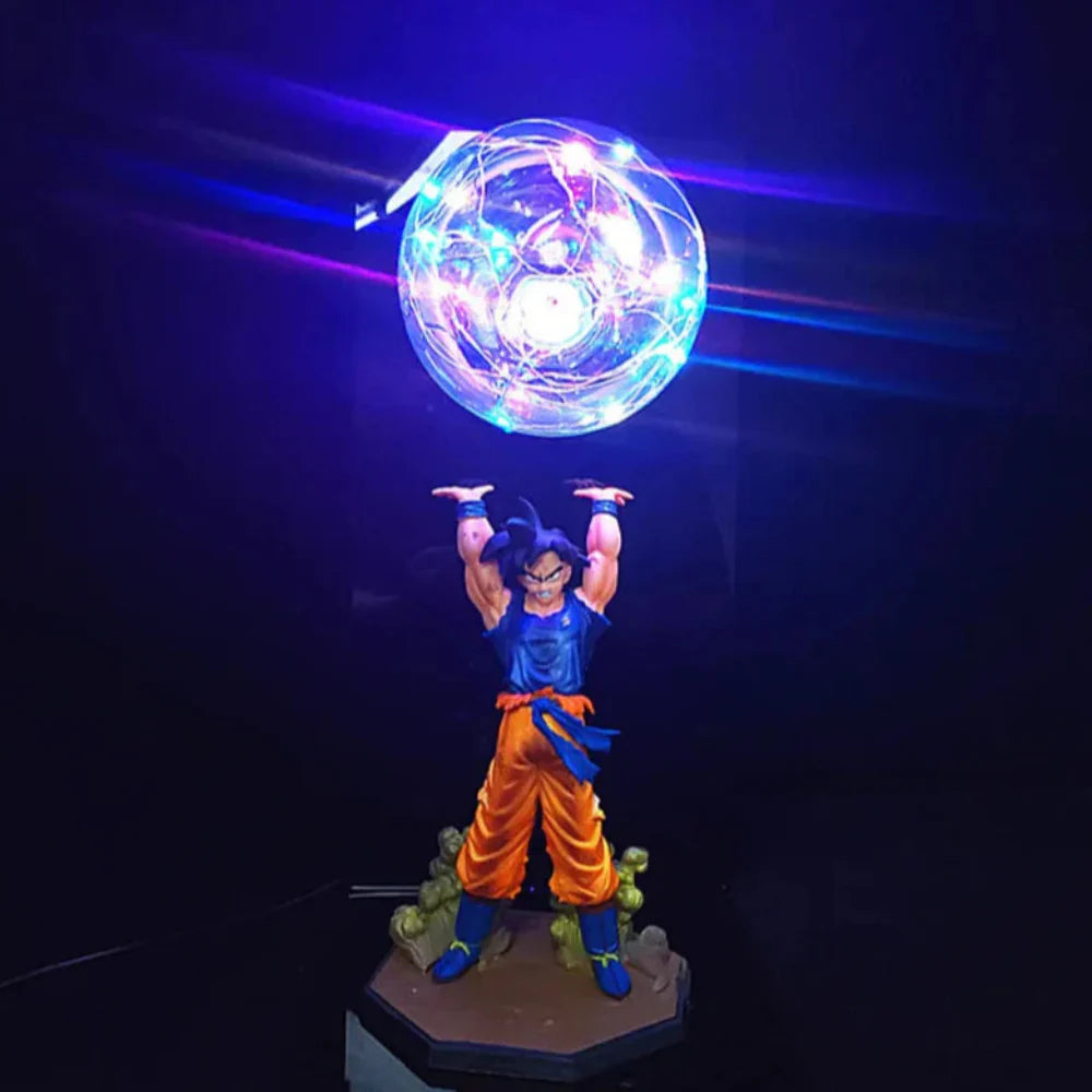 Dynamiczna lampa LED 3D Goku – Dragon Ball kolekcjonerska