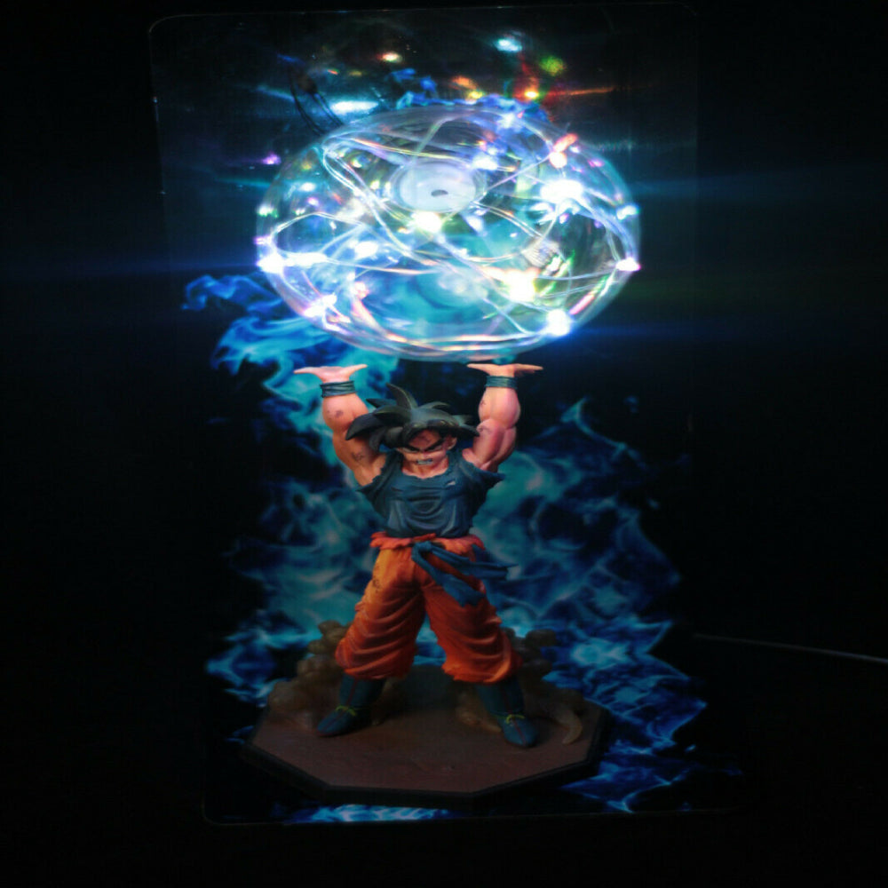 Dynamiczna lampa LED 3D Goku – Dragon Ball kolekcjonerska