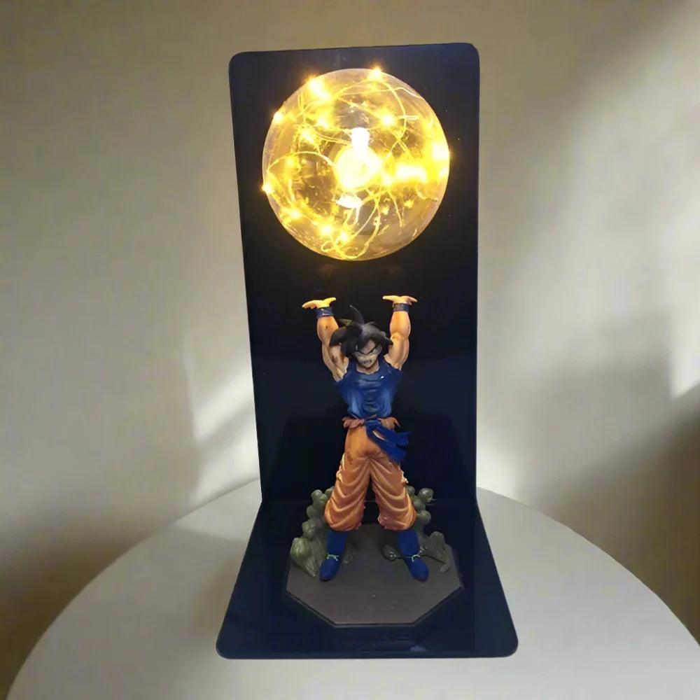 Dynamiczna lampa LED 3D Goku – Dragon Ball kolekcjonerska