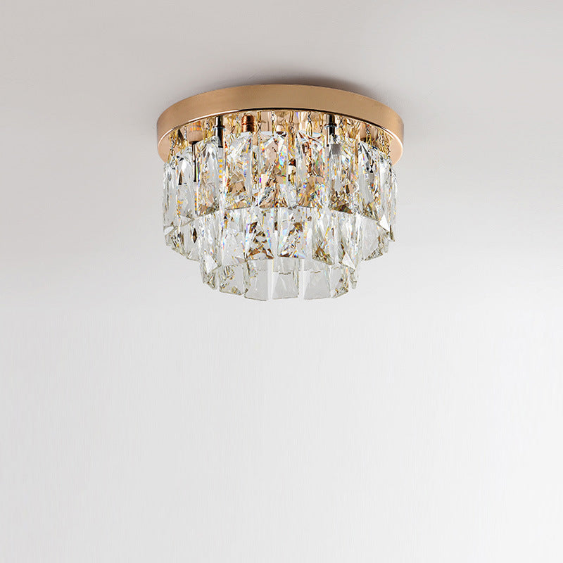 Elegante luxuriöse glänzende LED-Kristall-Deckenleuchte für Wohnzimmer und Schlafzimmer