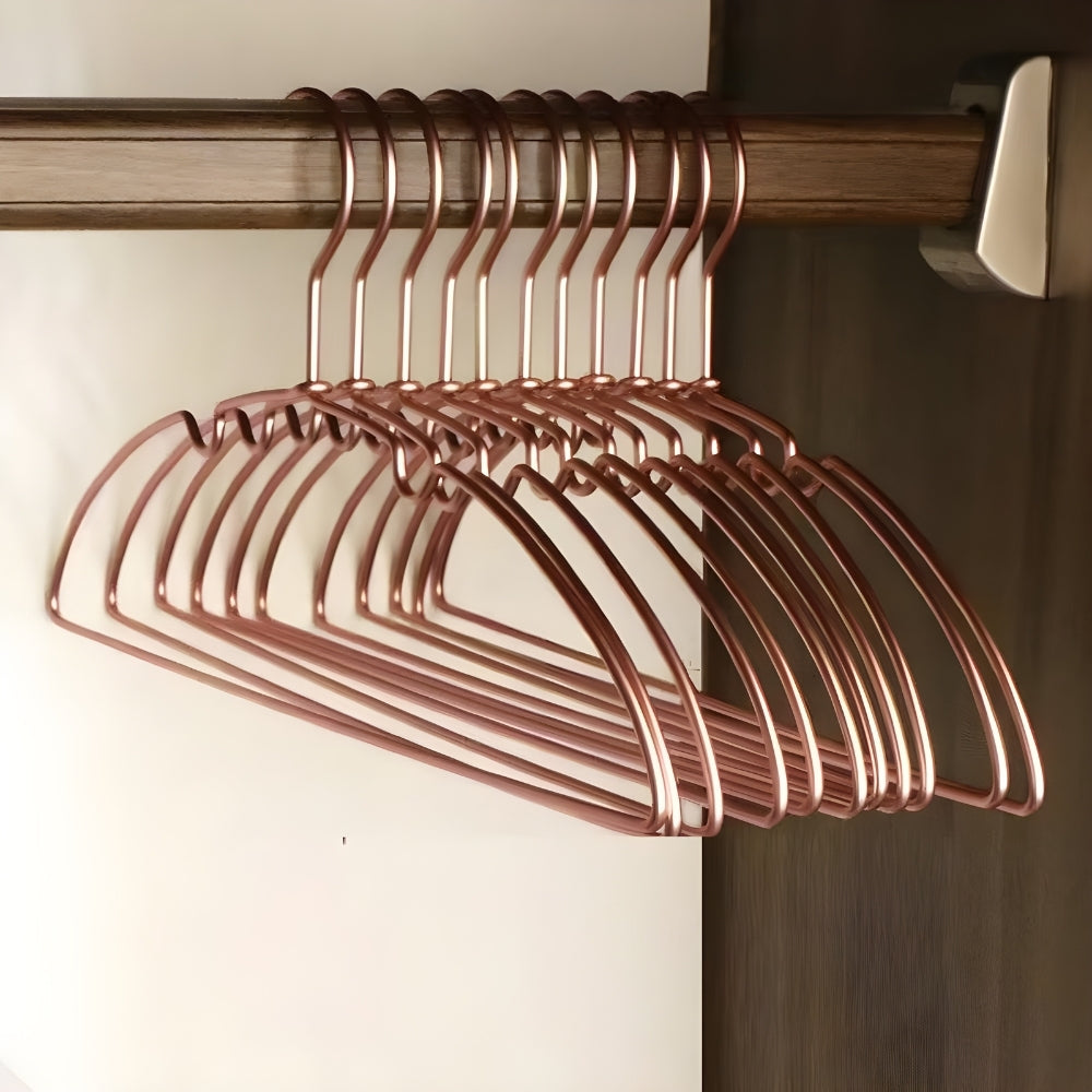 Appendiabiti antiscivolo liscio 10 pezzi