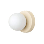 Lampada da parete rotonda minimalista in vetro scandinavo
