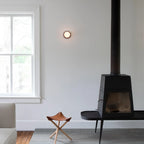 Lampada da parete rotonda minimalista in vetro scandinavo