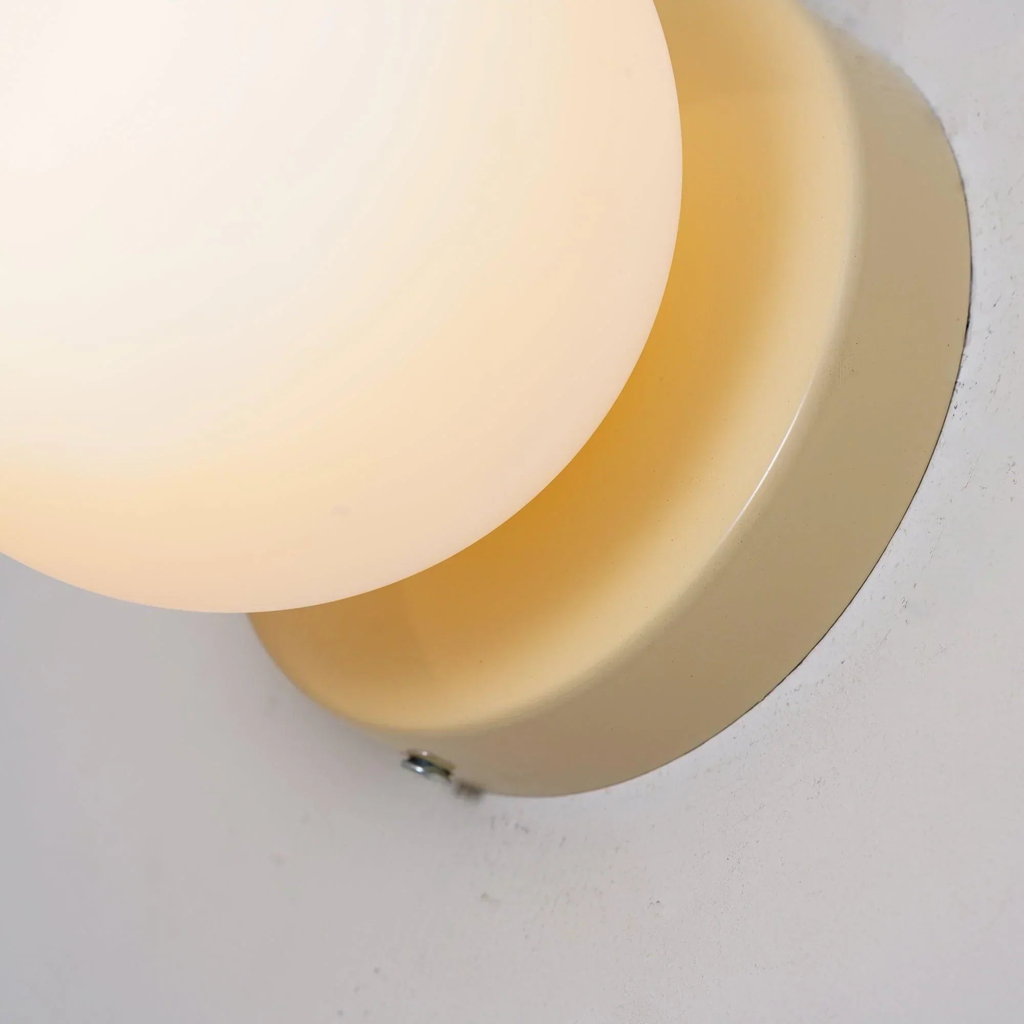 Lampada da parete rotonda minimalista in vetro scandinavo