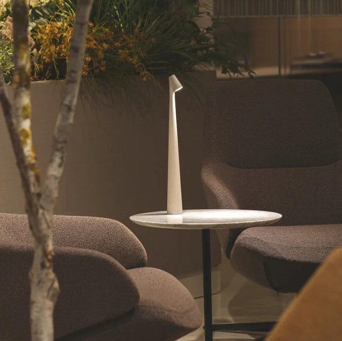 LED table lamp with battery, dimmable, wireless