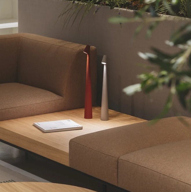 Lampe de table LED sans fil rechargeable avec fonction de gradation – Idéale pour usage intérieur et extérieur