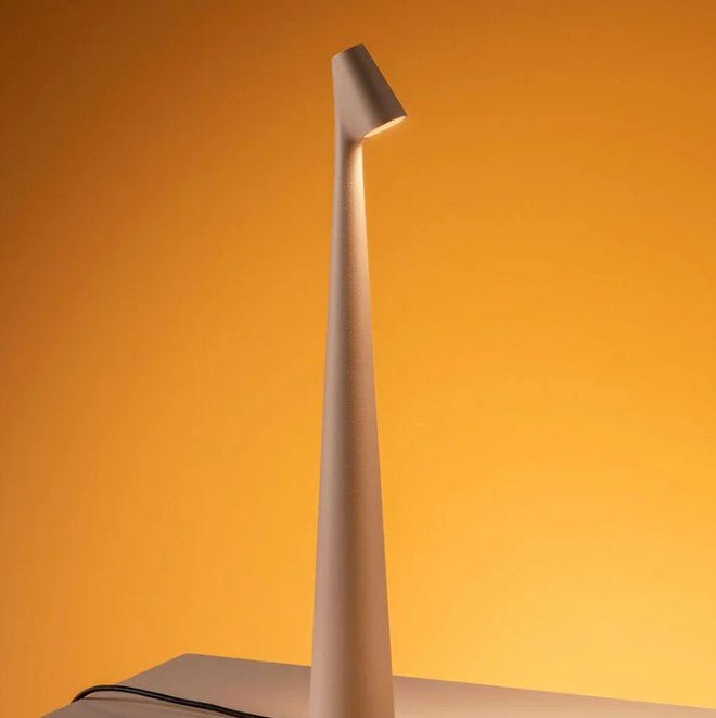 Lampe de table LED sans fil rechargeable avec fonction de gradation – Idéale pour usage intérieur et extérieur