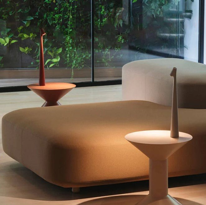 LED table lamp with battery, dimmable, wireless