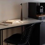 LED table lamp with battery, dimmable, wireless