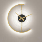 Nordycki kinkiet LED z motywem zegara