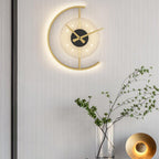 Nordycki kinkiet LED z motywem zegara