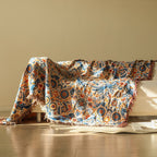 Coperta con motivo di uccelli e fiori Leggero complemento d’arredo