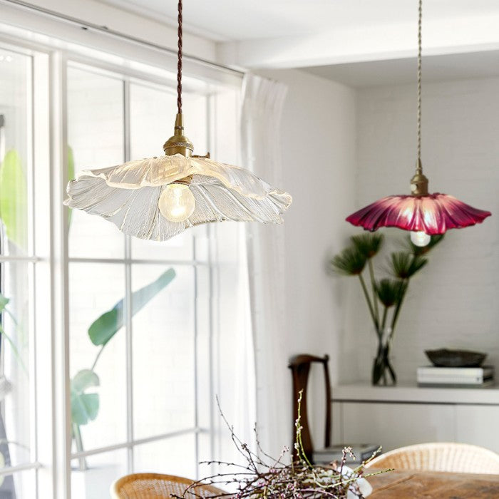 Lampade a soffitto moderne con motivi floreali – lampade a sospensione regolabili per soggiorno