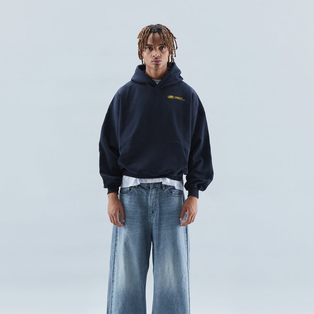 Bluza unisex Luźny krój casualowy zakładany przez głowę