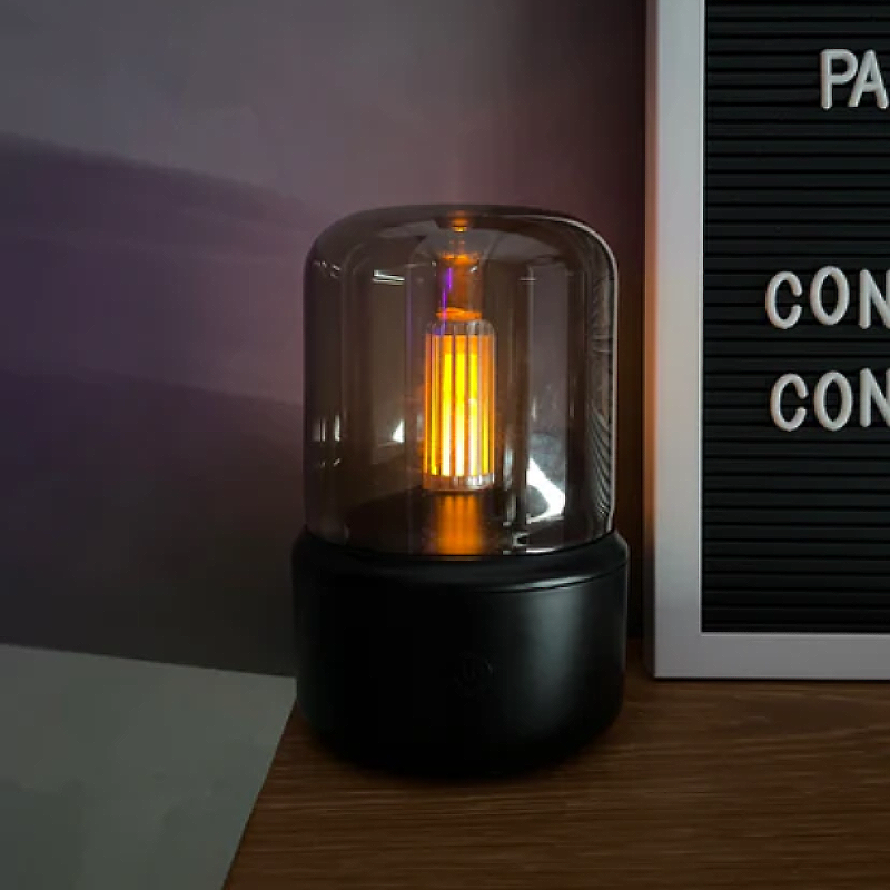 Dyfuzor LED z efektem płomienia do olejków i domu