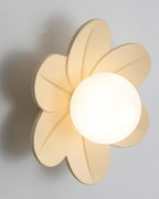 Lampada da soffitto decorativa contemporanea a tema floreale in vetro