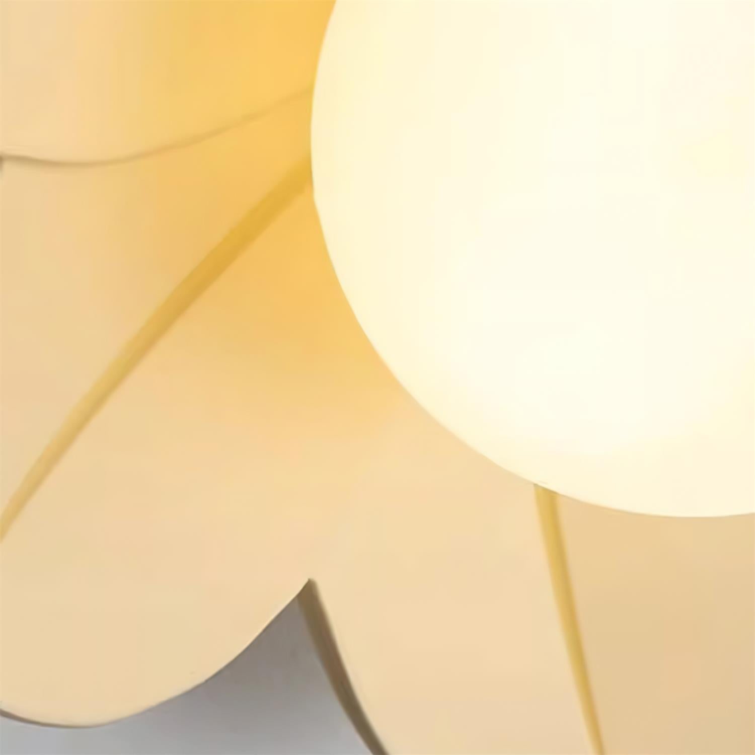 Lampada da soffitto decorativa contemporanea a tema floreale in vetro