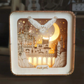 Lampe 3D artistique en bois à fabriquer soi-même