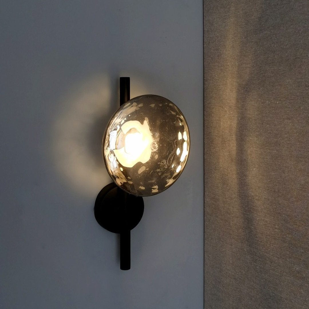 Applique rotonda nordica superficie testurizzata