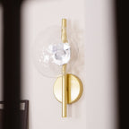 Applique rotonda nordica superficie testurizzata
