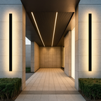 Schlanke Außen-LED-Lampe moderner Wandleuchter für Terrasse und Veranda
