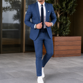 Costume classique ajusté pour homme, ensemble habillé 2 pièces