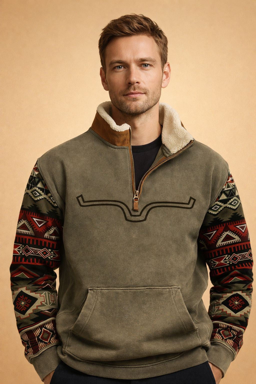 Men's Zip-Up Cardigan Sweater