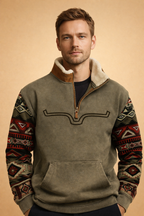 Men's Zip-Up Cardigan Sweater