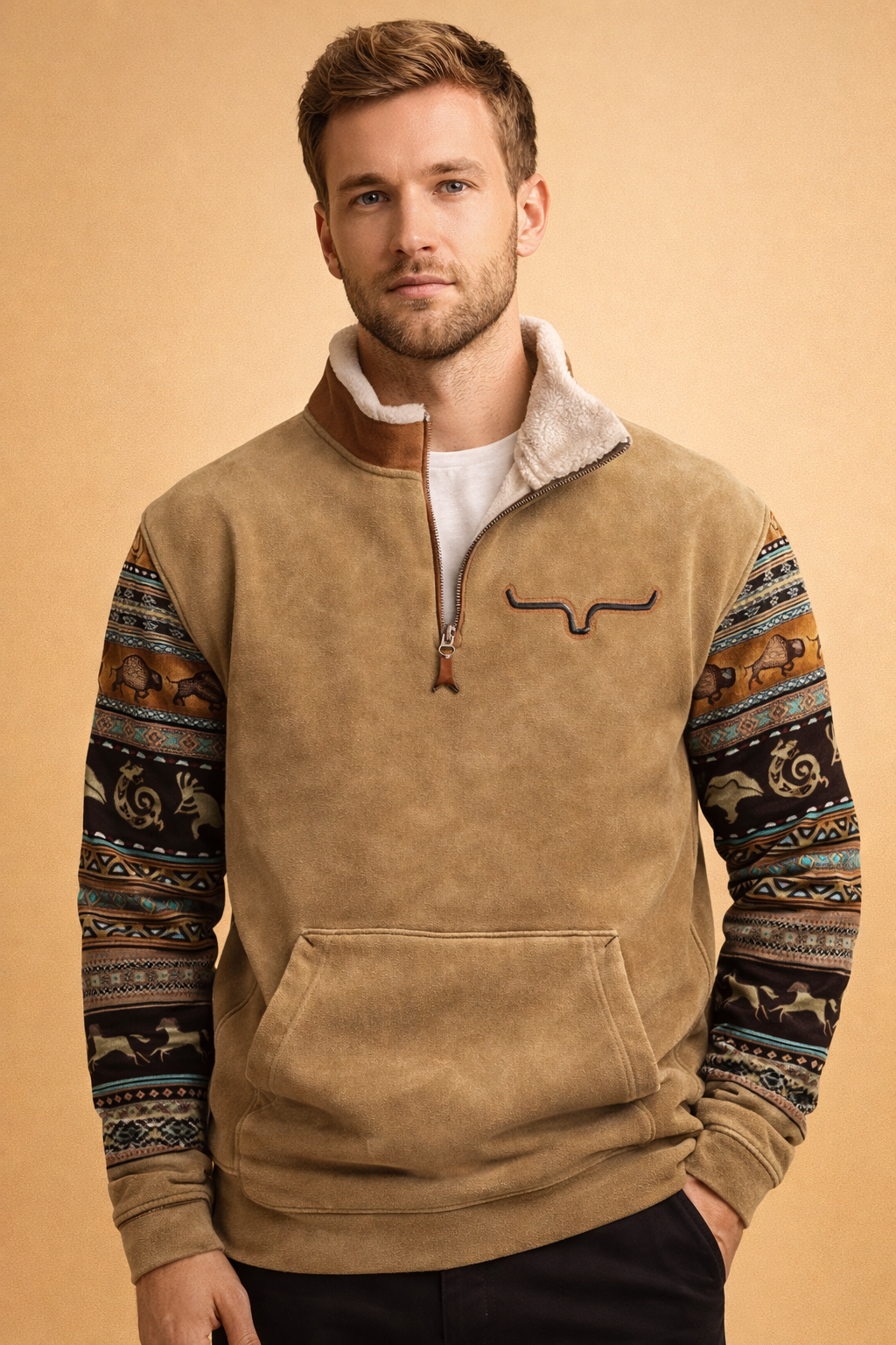 Men's Zip-Up Cardigan Sweater