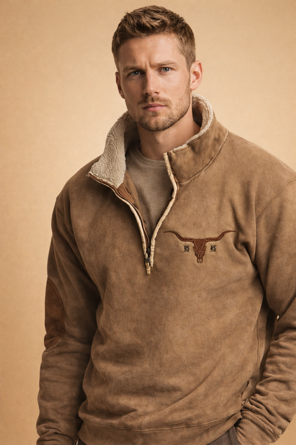 Men's Zip-Up Cardigan Sweater