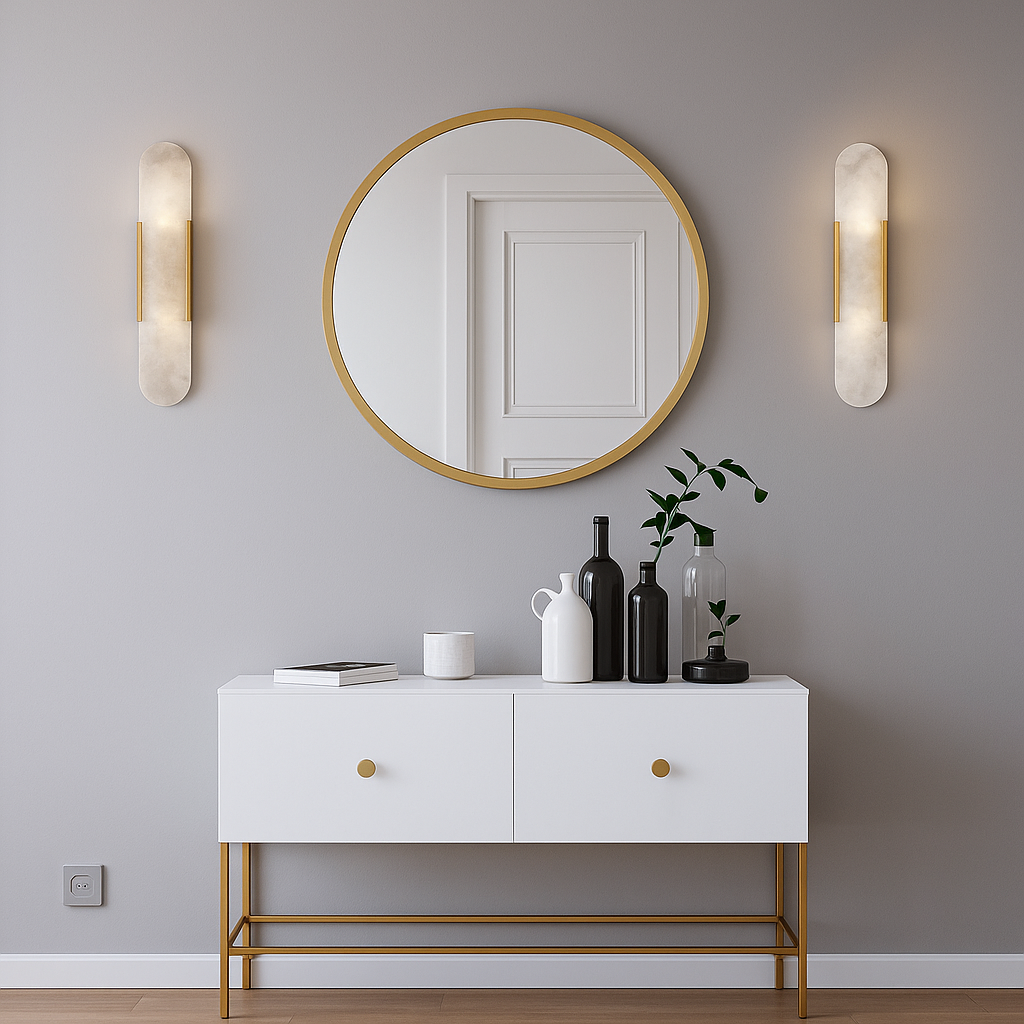 Applique da parete per letto lampada verticale moderna e sottile