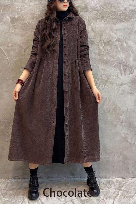 Cappotto da donna taglio ampio stile casual nero e verde medio