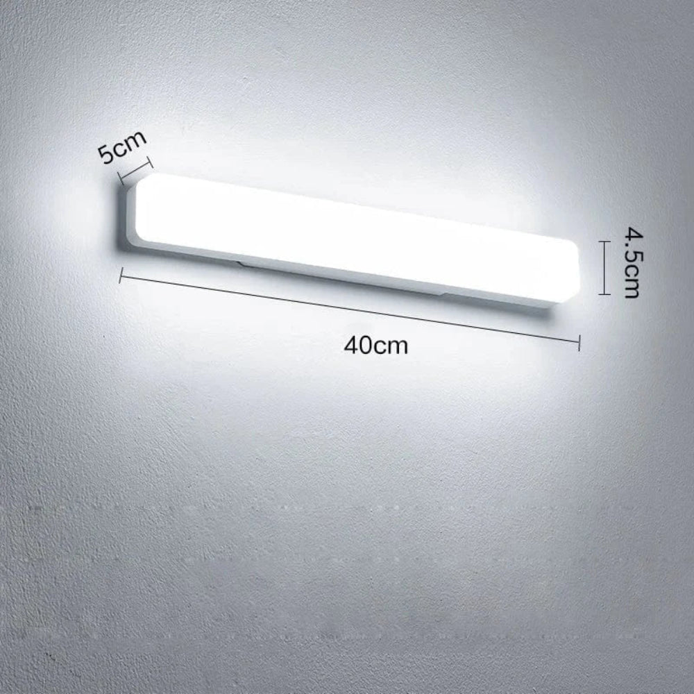 Nowoczesna lampa LED do lusterka kosmetycznego