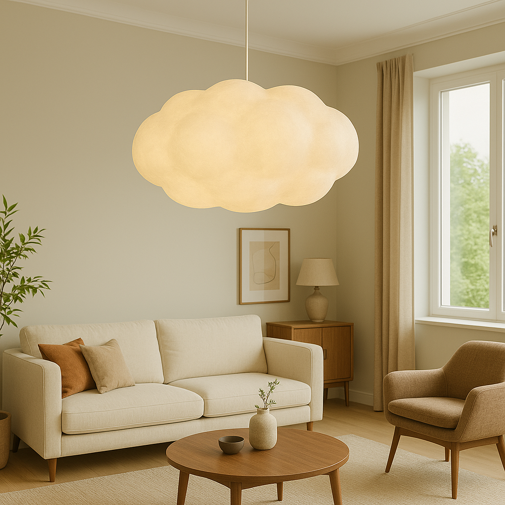 Lampada a soffitto LED moderna in stile nuvola
