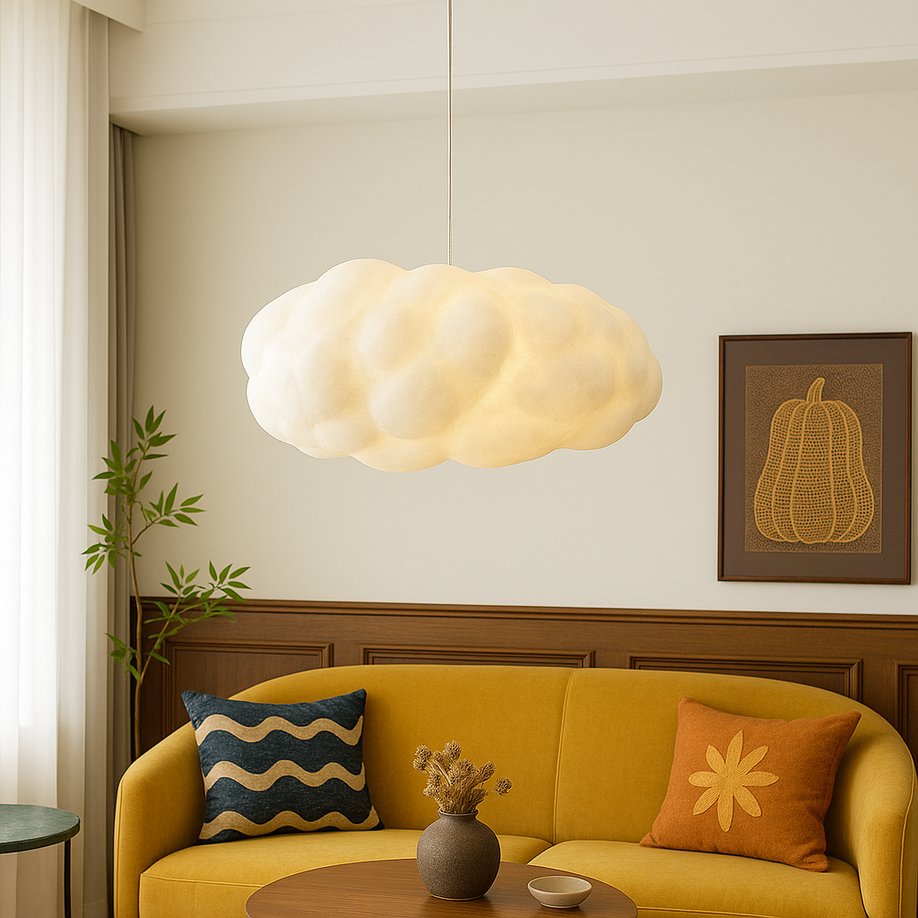 Lampada a soffitto LED moderna in stile nuvola