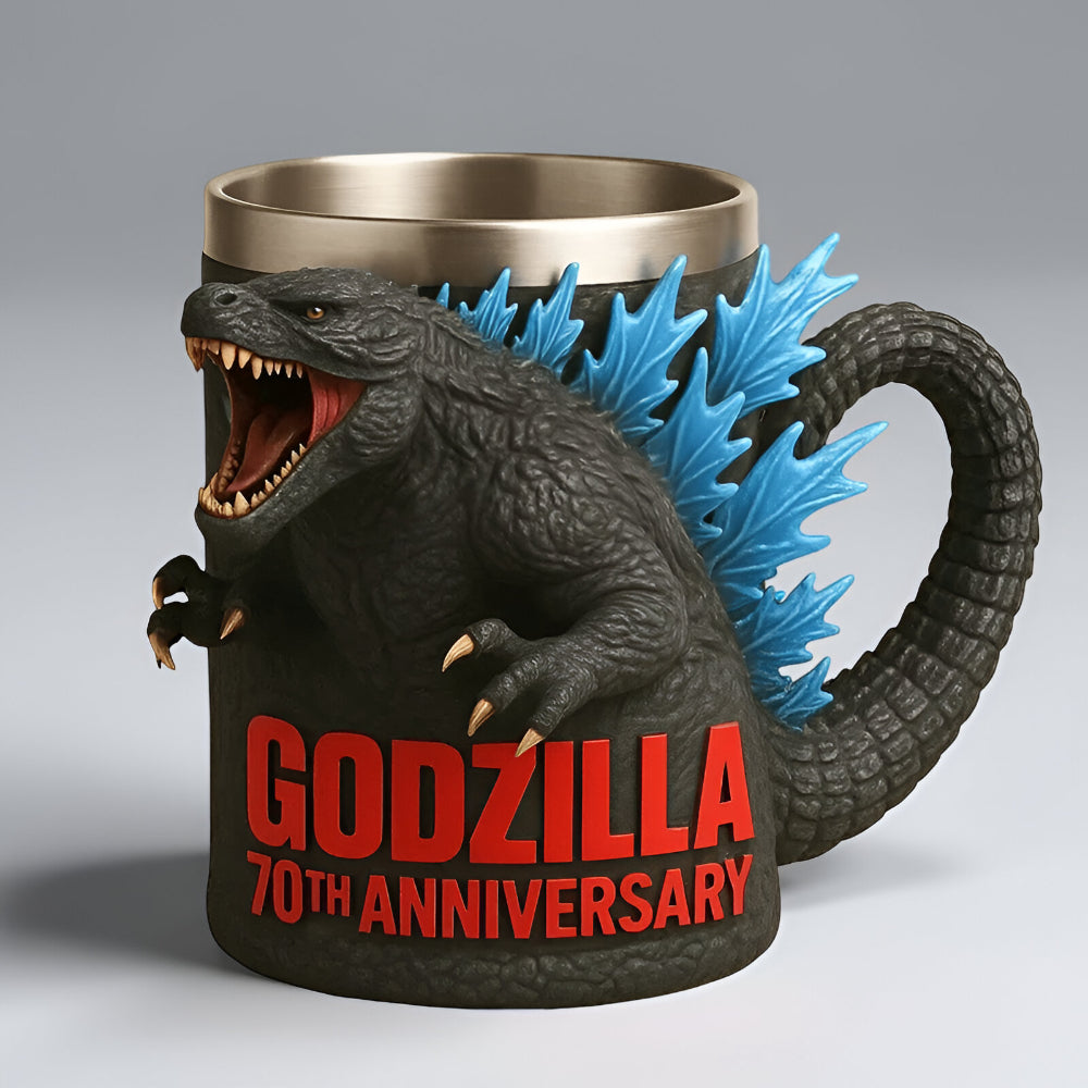 3D koffiebeker met monsterdesign