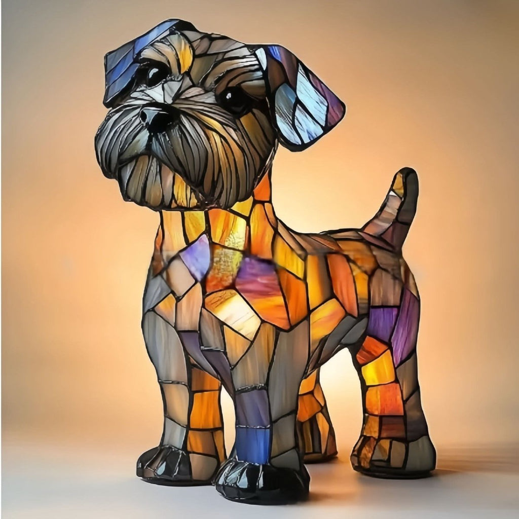 Lampada LED artistica e accogliente con motivi animali