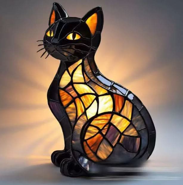 Lampada LED artistica e accogliente con motivi animali