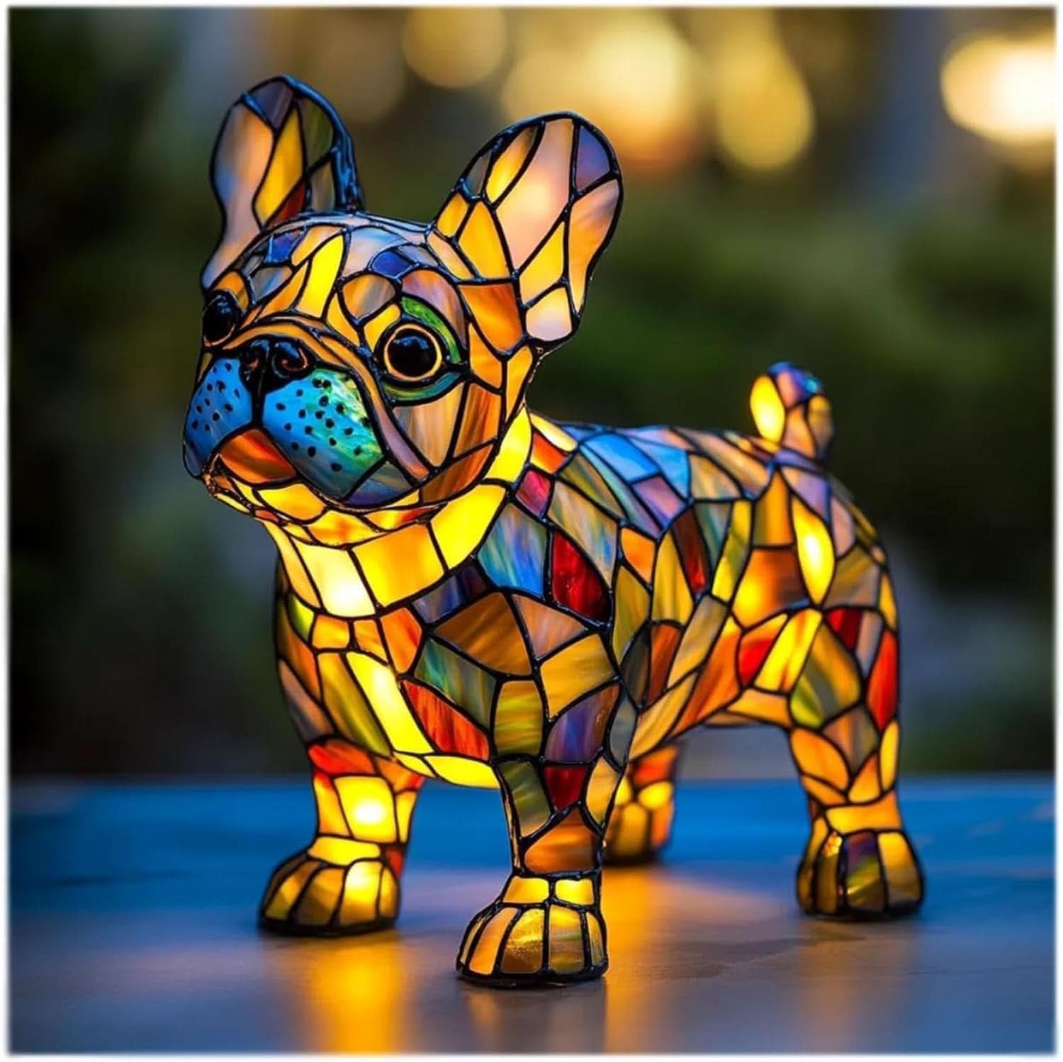 Lampada LED artistica e accogliente con motivi animali