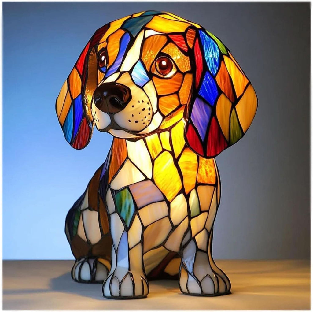 Lampada LED artistica e accogliente con motivi animali