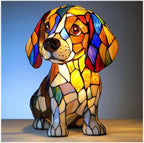 Lampada LED artistica e accogliente con motivi animali