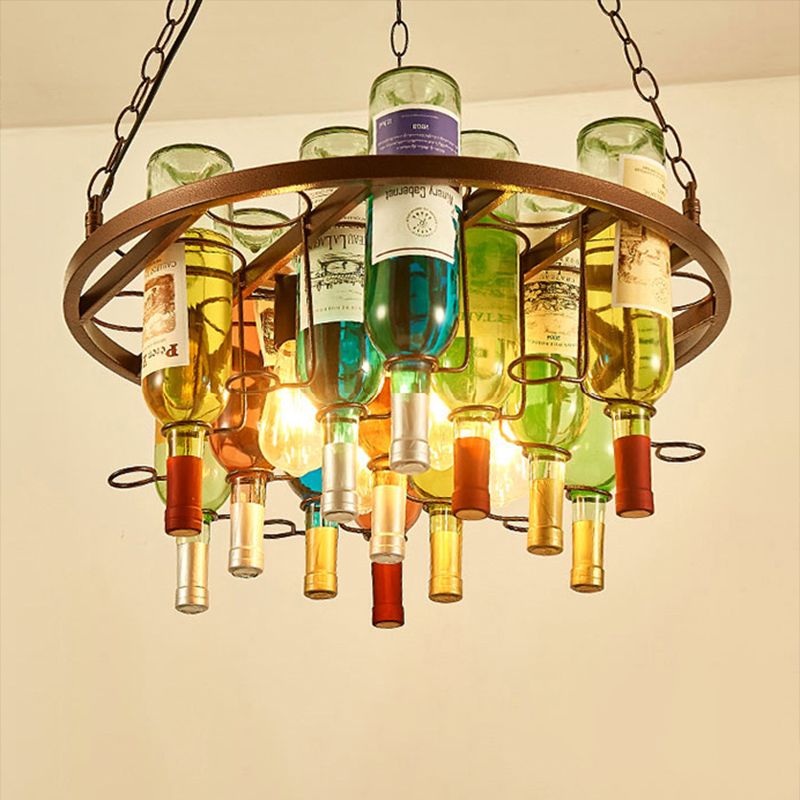 Lampa sufitowa z wiszącym kloszem w stylu vintage do sypialni i salonu