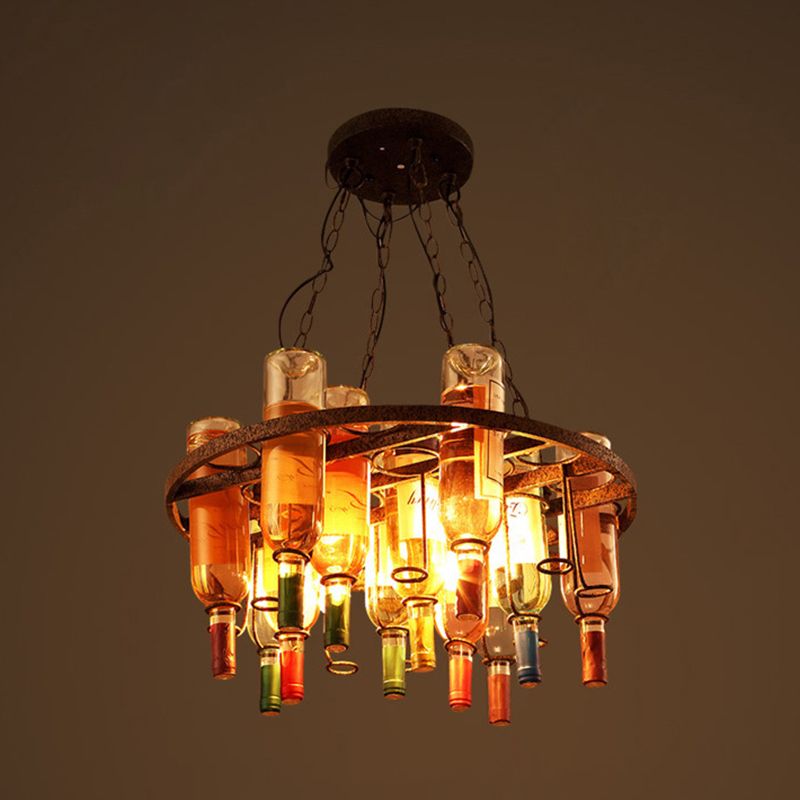 Lampa sufitowa z wiszącym kloszem w stylu vintage do sypialni i salonu
