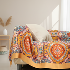 Coperta Boho Doppia Faccia Regolatrice di Temperatura