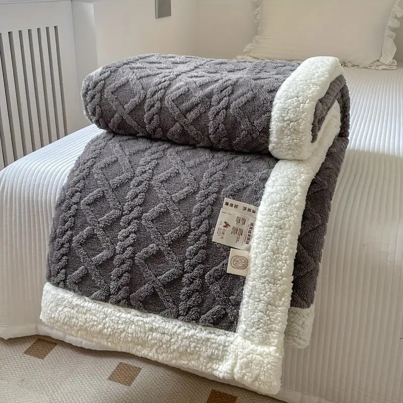 Coperta spessa e accogliente per relax domestico calda avvolgente