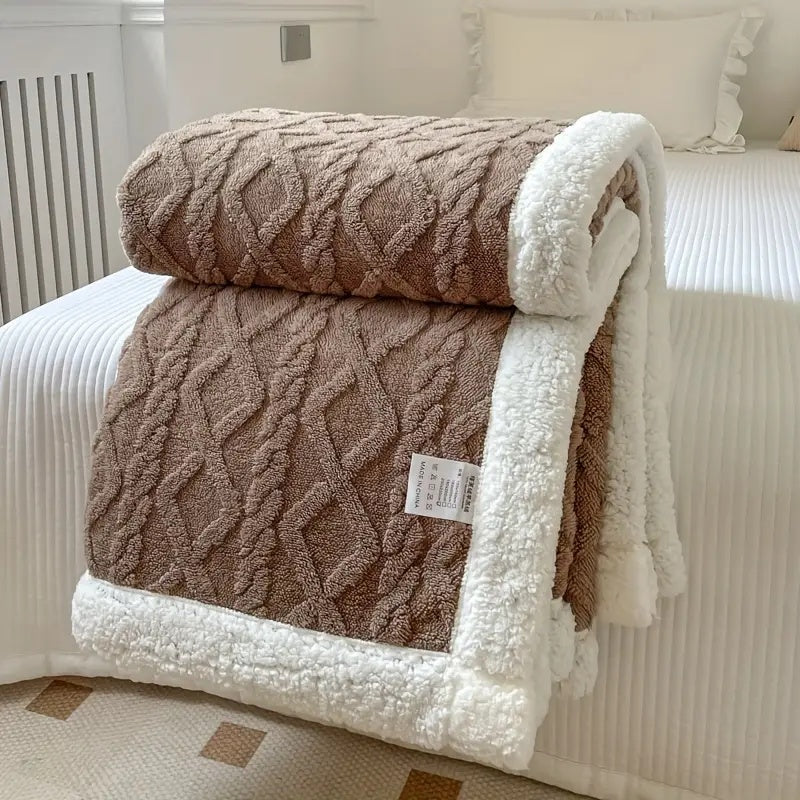 Coperta spessa e accogliente per relax domestico calda avvolgente